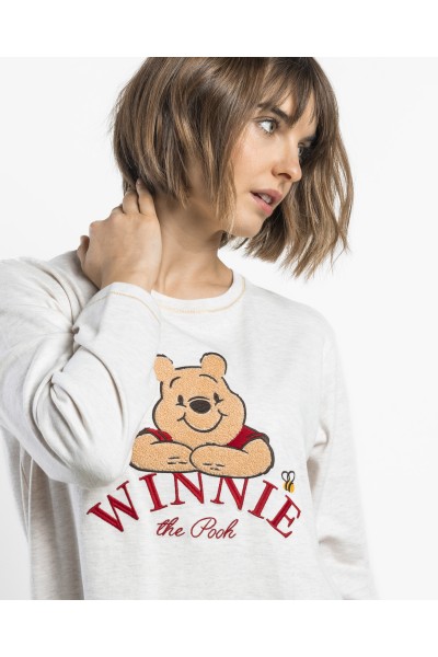 64670-0 Pijama mujer manga larga Winnie The Pooh