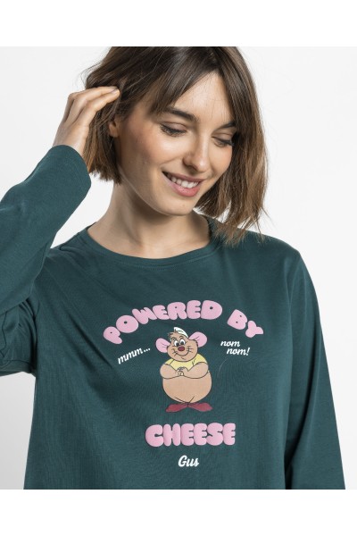 64323-0 Pijama mujer manga larga Gus Cheese
