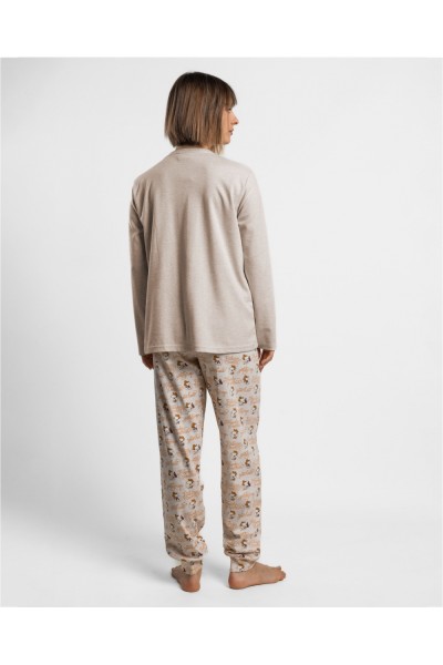 64418-0 Pijama mujer manga larga Snoopy Country