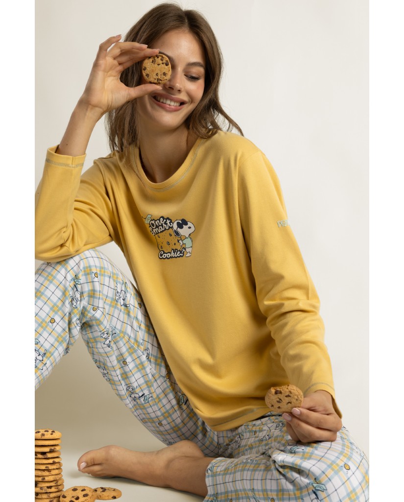 64420-0 Pijama mujer manga largo One Smart Cookie