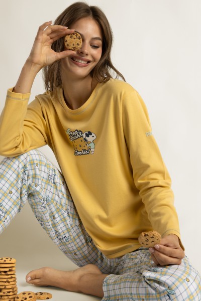 64420-0 Pijama mujer manga largo One Smart Cookie