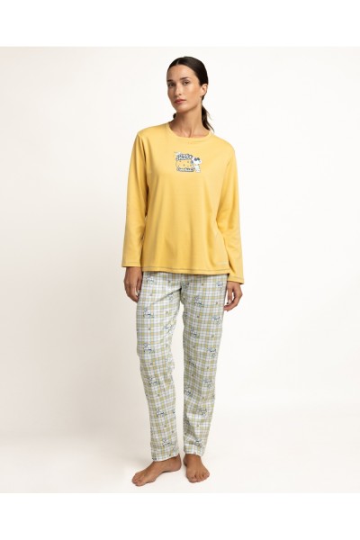 64420-0 Pijama mujer manga largo One Smart Cookie
