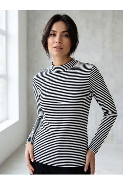 A8011 Camiseta Mujer manga larga Rayas