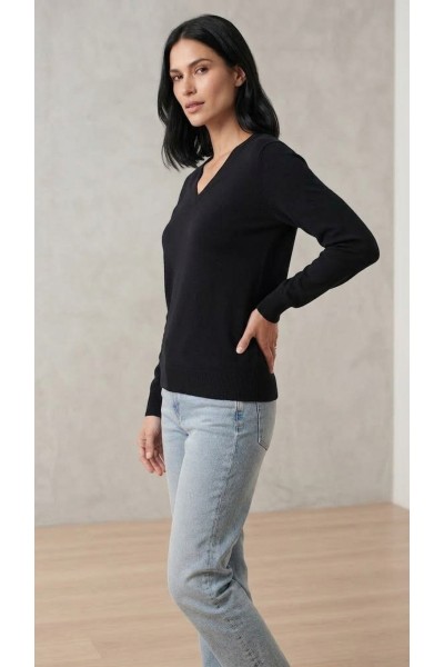 G3950 JERSEY MUJER CUELLO PICO