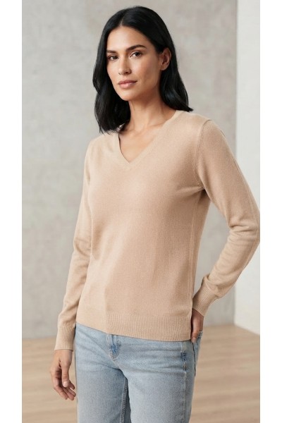 G3950 JERSEY MUJER CUELLO PICO