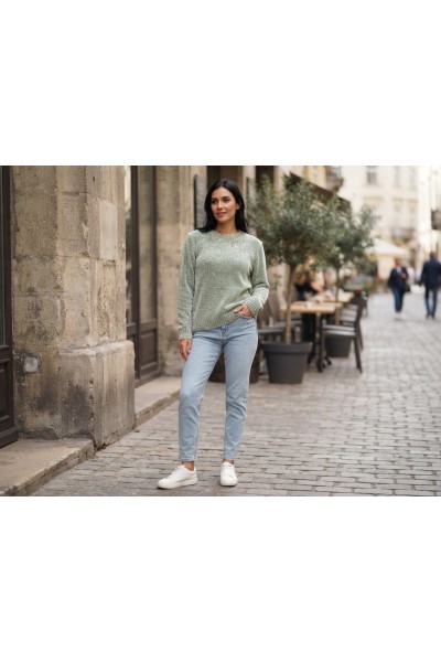 G7710C Jersey mujer chenilla suave