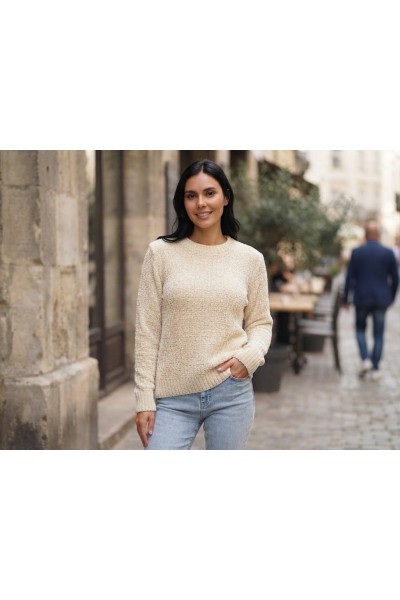 G7710C Jersey mujer chenilla suave