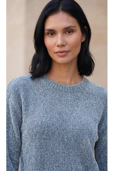 G7710C Jersey mujer chenilla suave