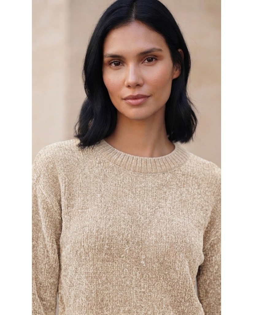 G7710C Jersey mujer chenilla suave