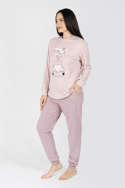 M26200 Pijama mujer manga larga escarabajo