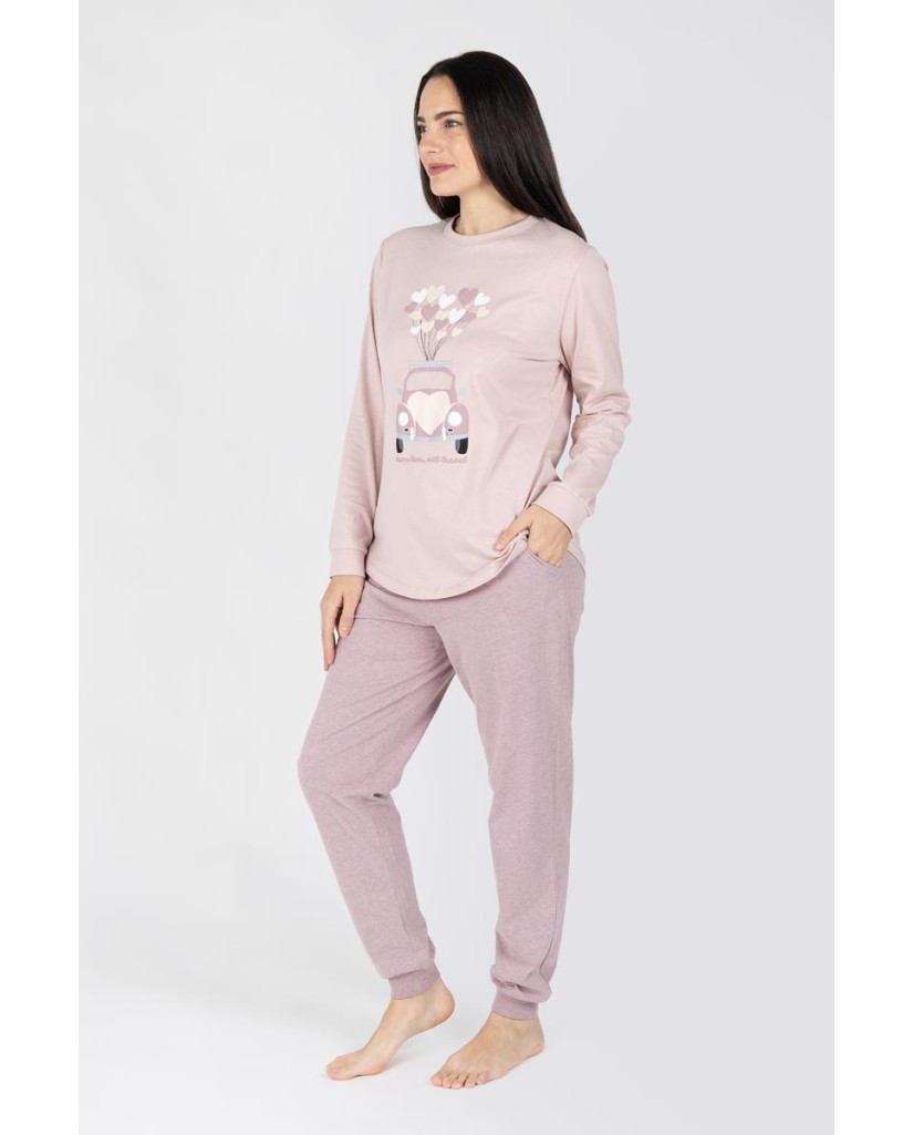 M26200 Pijama mujer manga larga escarabajo