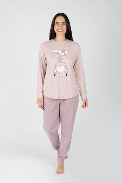 M26200 Pijama mujer manga larga escarabajo