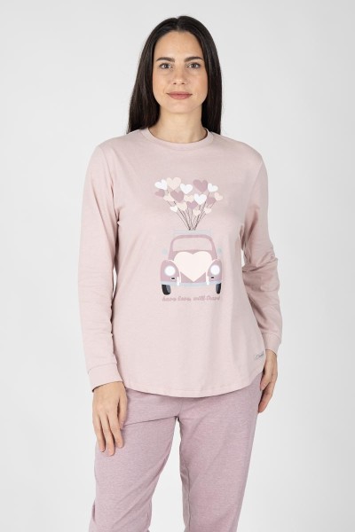 M26200 Pijama mujer manga larga escarabajo