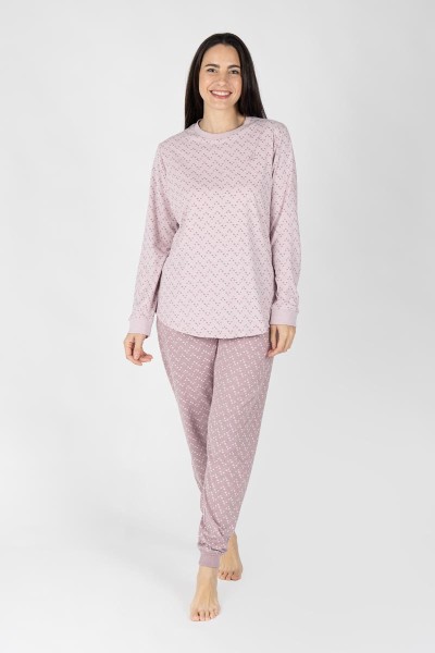 M26203 Pijama mujer manga larga Stars