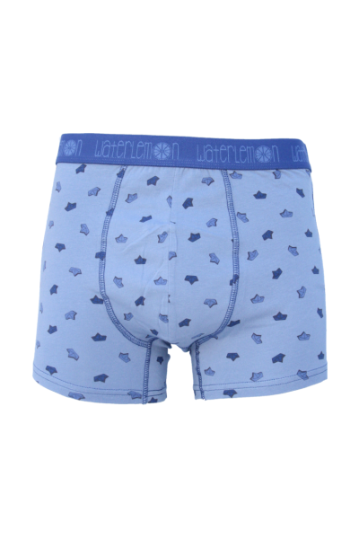 WT1BARCOSA Bóxer hombre azul barcos