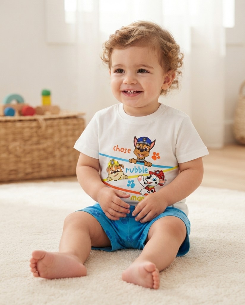 PAW1754 Pjama bebé dos piezas Patrulla canina