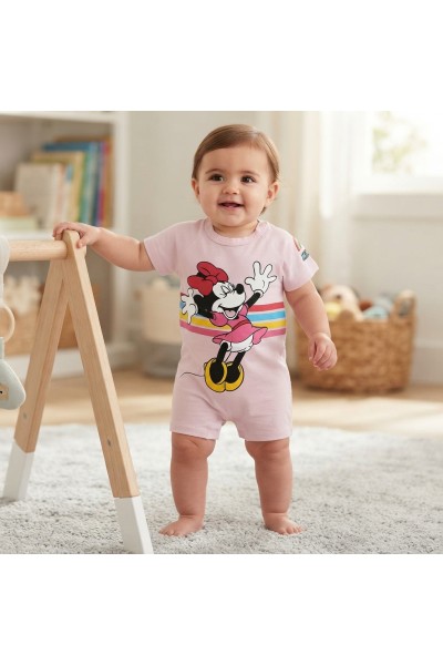2133 Pelele bebé Minnie Mouse Rosa