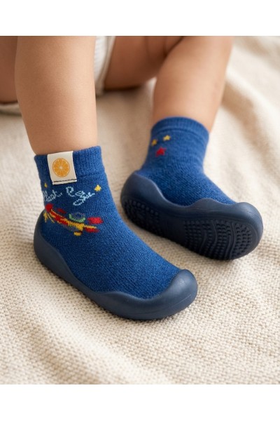 6912 ZAPATILLA CALCETIN MARINO
