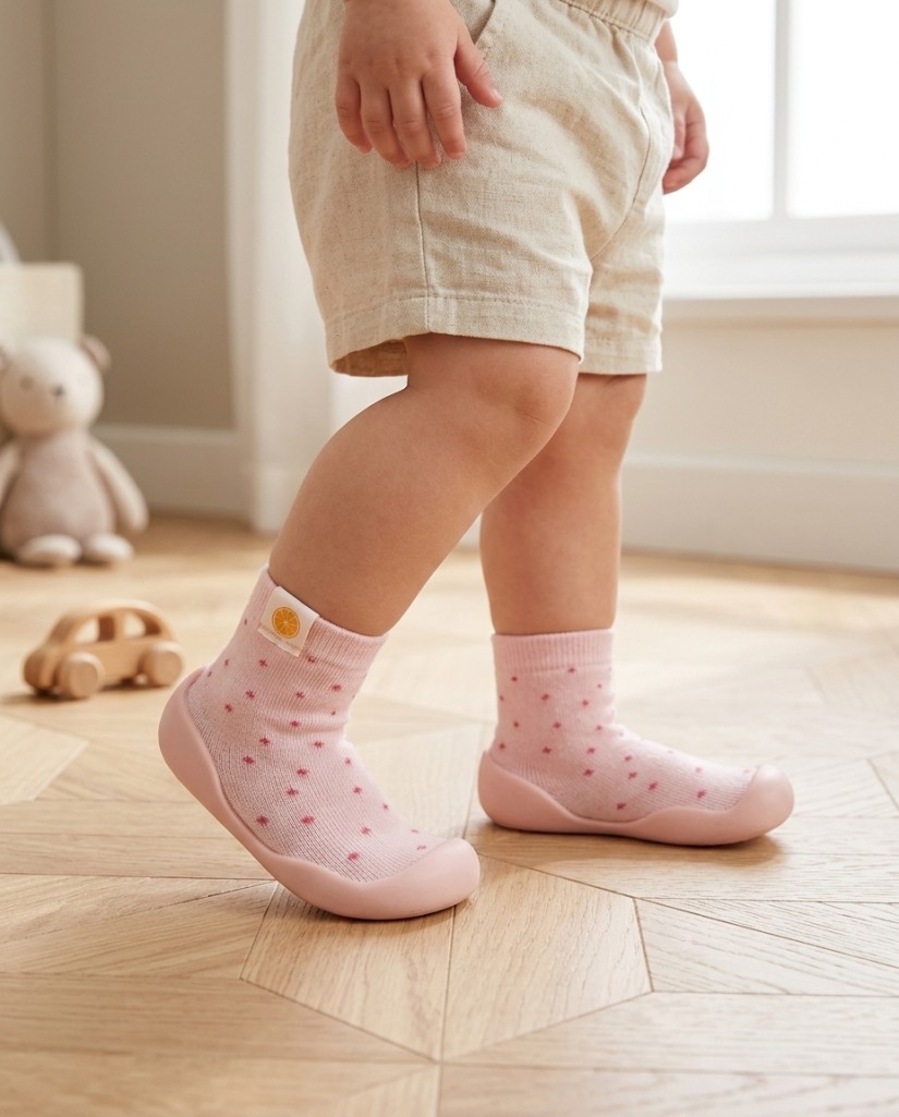 6915 ZAPATILLA CALCETIN ROSA