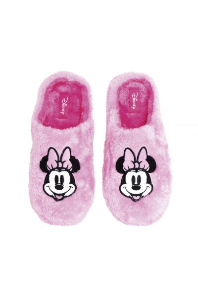 WD16616 ZAPATILLAS MUJER PELUCHE BORDADAS MINNIE MOUSE
