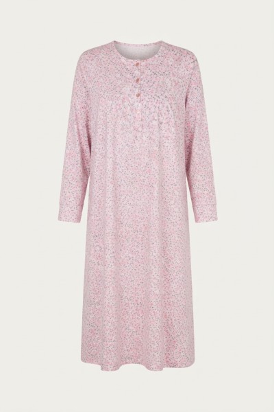 6640 Camison Mujer de Interlock Perchado Rosa