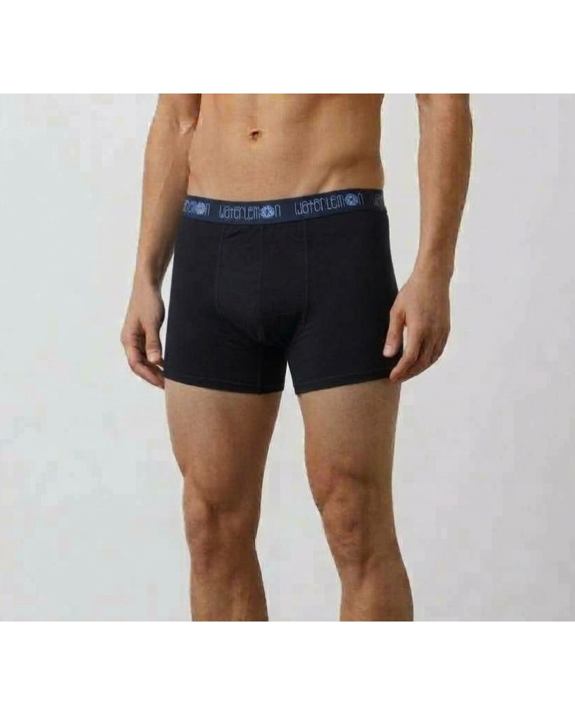 WT9NEGROA Bóxer Hombre liso negro