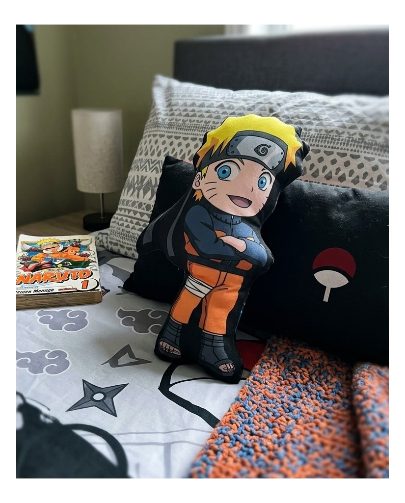 022NRT Cojín 3D con forma de Naruto