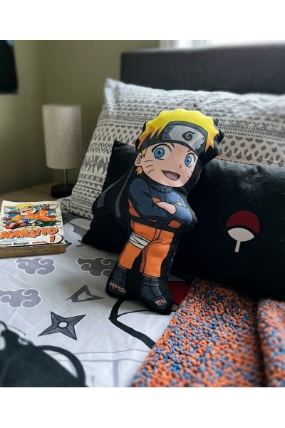 022NRT Cojín 3D con forma de Naruto