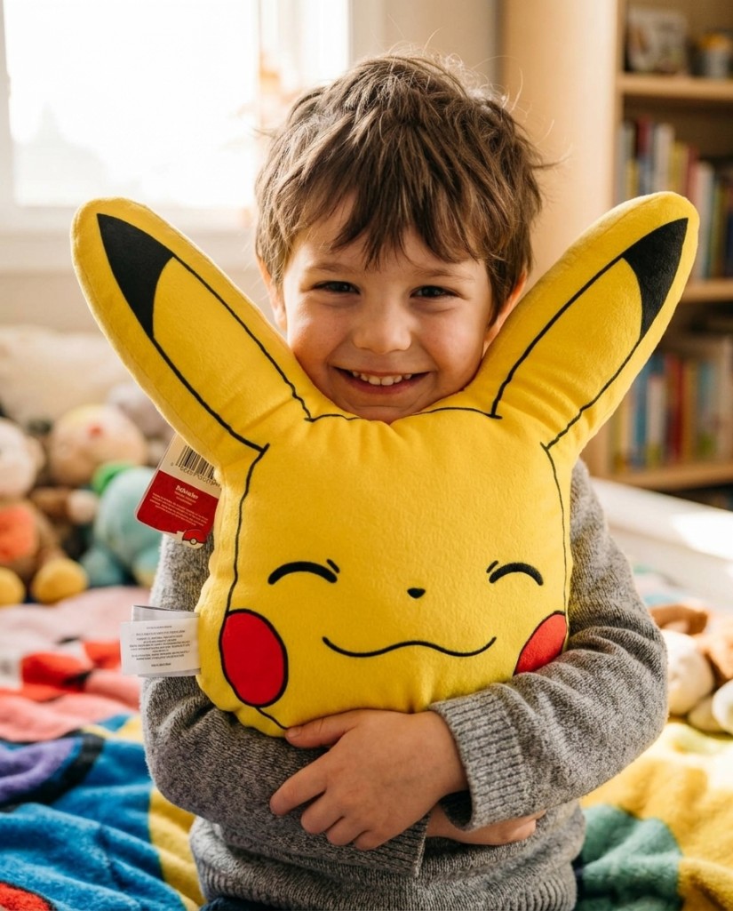 1031 Cojin 3D Pikachu