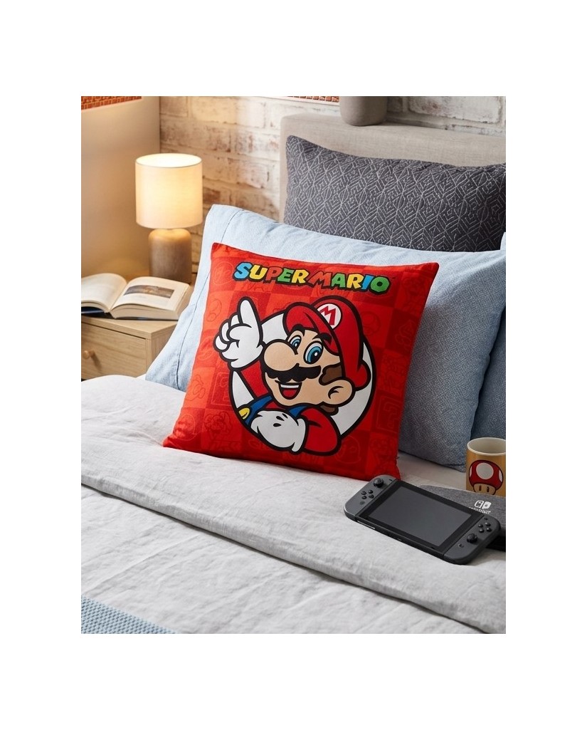 NW1025 Cojin Cuadrado Mario Bross