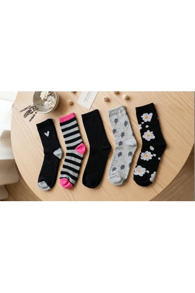 EHW2631 Pack 5 Calcetines de mujer Sweet