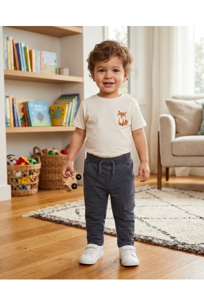 P54646-35 Jogger Pantalones niño azul marino