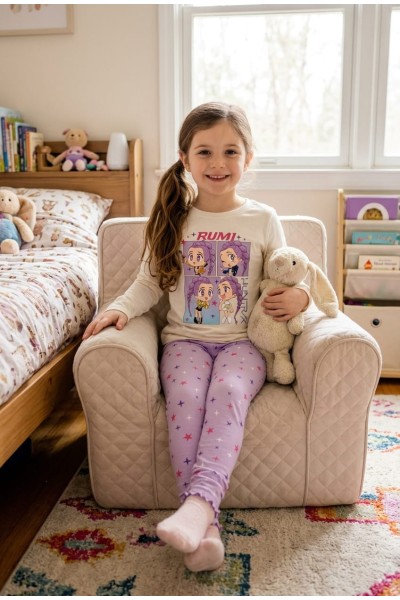 NW1903 Pijama niña manga larga algodón K-Pop