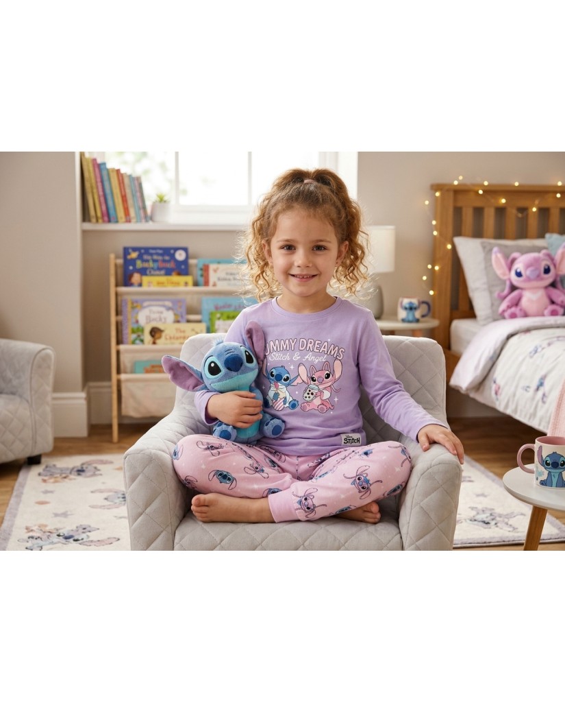 NW1933 Pijama niña manga larga algodón Stitch