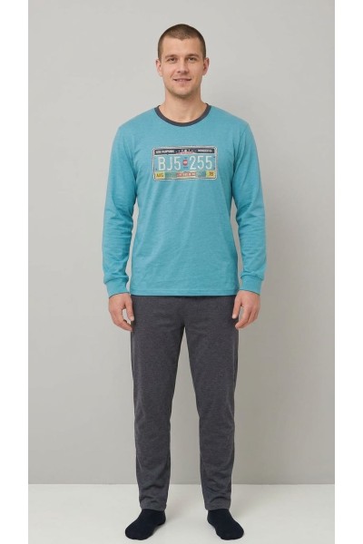 26020 Pijama hombre manga larga matrícula