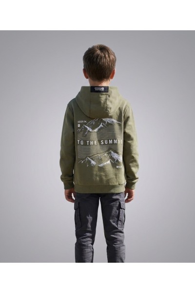 O56234-1GRA Sudadera niño 'To the Summit'