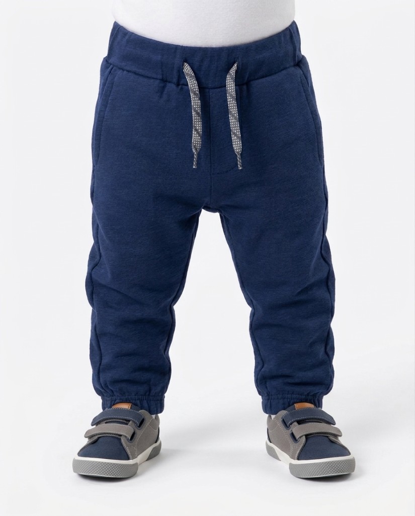O56613-35GRA1 Pantalón para bebe niño azul