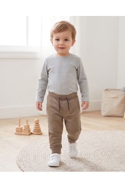 P54652-35 Jogger Pantalones niño camel