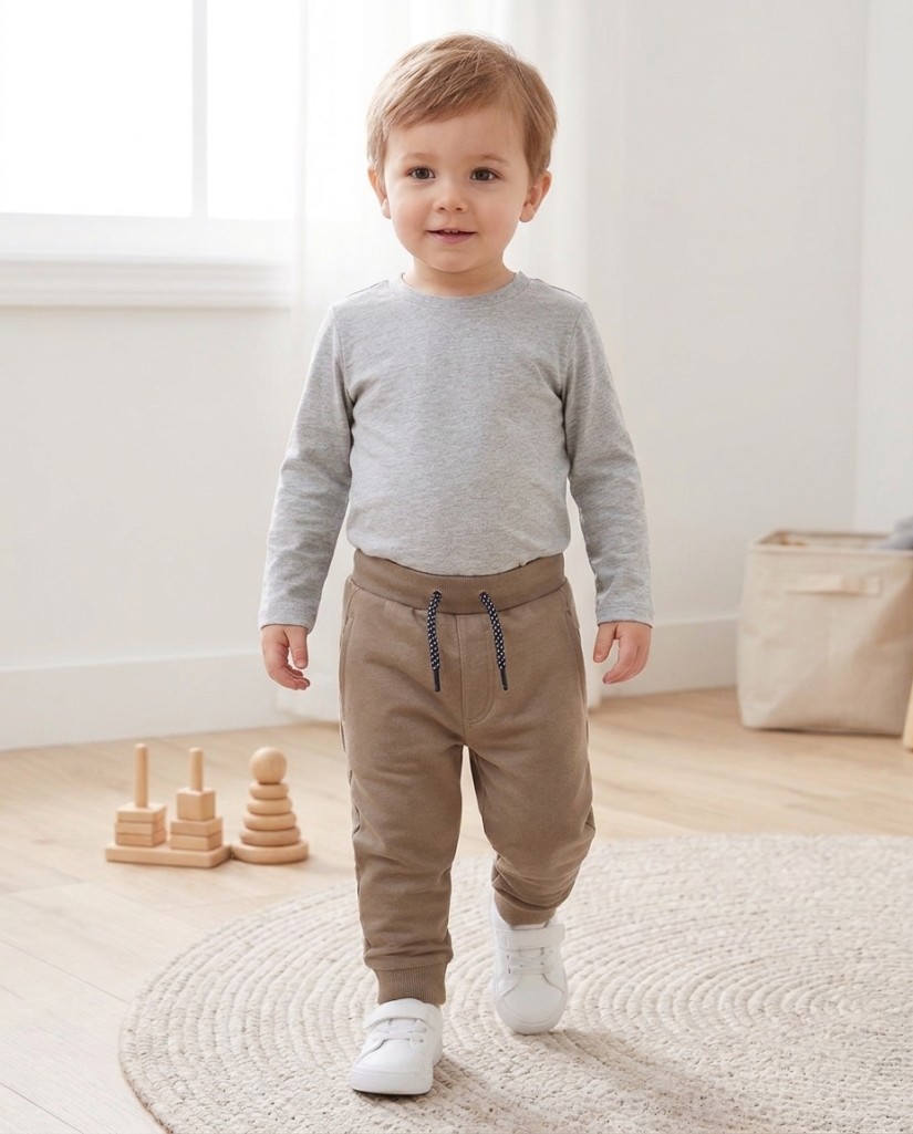 P54652-35 Jogger Pantalones niño camel