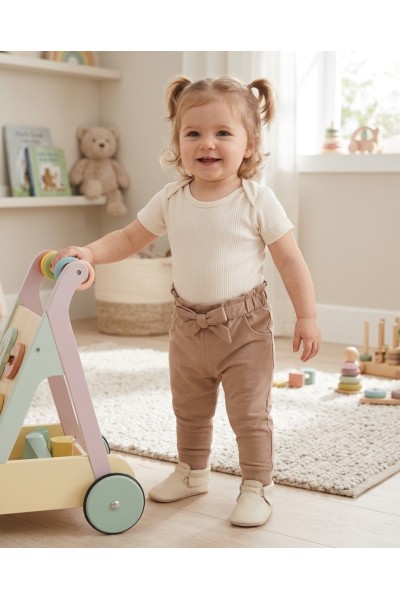 P54406-35 Pantalones niña jogger lazo- 40 grados