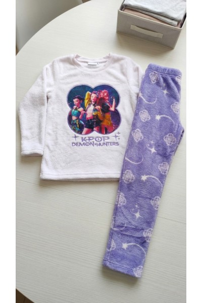 NW1874 Pijama coralina infantil K-POP