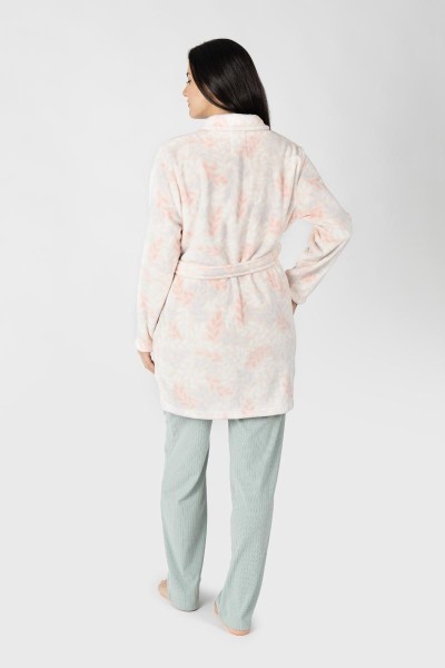 M26242 BATA MUJER CORALINA CORTA CREMALLERA FLORAL