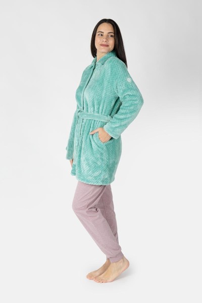 M26240 BATA MUJER CORALINA CORTA CREMALLERA LISA TEXTURA