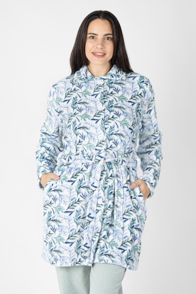 M26243 BATA MUJER CORALINA LARGA BOTONES FLORAL