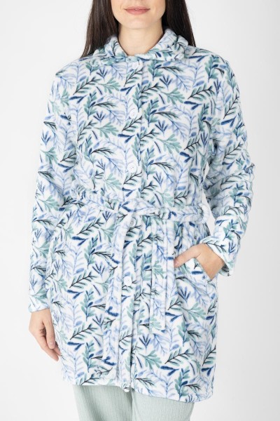 M26243 BATA MUJER CORALINA LARGA BOTONES FLORAL