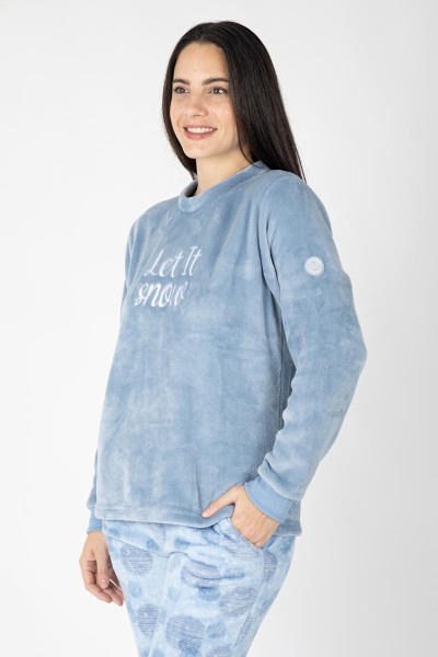 M26232 PIJAMA MUJER CORALINA LET IT SNOW