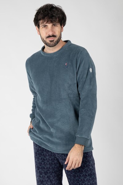 M26114 PIJAMA HOMBRE MUNFLÓN GEOMÉTRICO