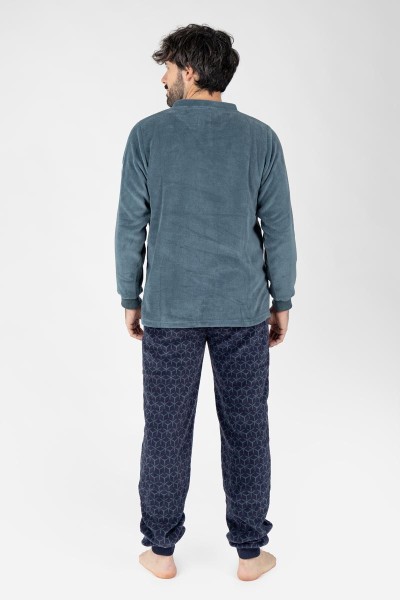 M26114 PIJAMA HOMBRE MUNFLÓN GEOMÉTRICO