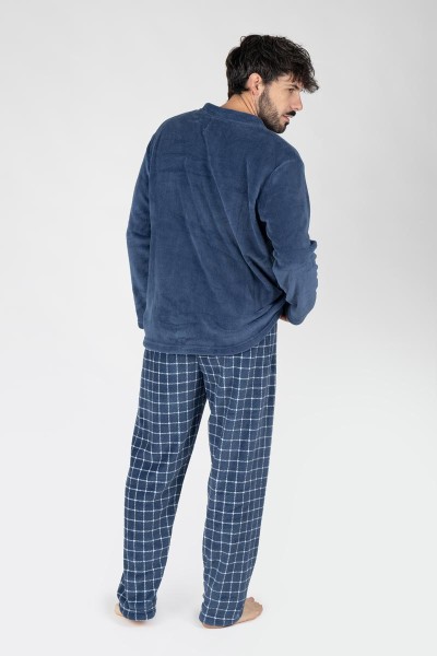 M26111 PIJAMA HOMBRE MUNFLÓN 1ST CUADROS