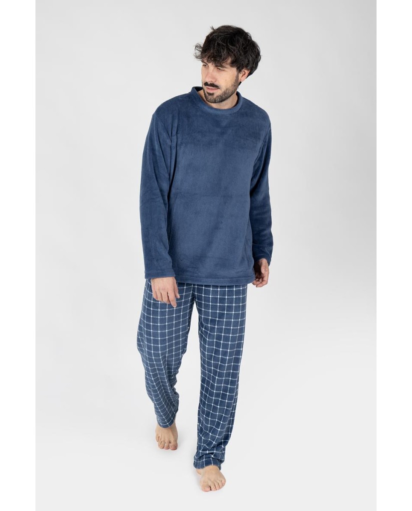 M26111 PIJAMA HOMBRE MUNFLÓN 1ST CUADROS